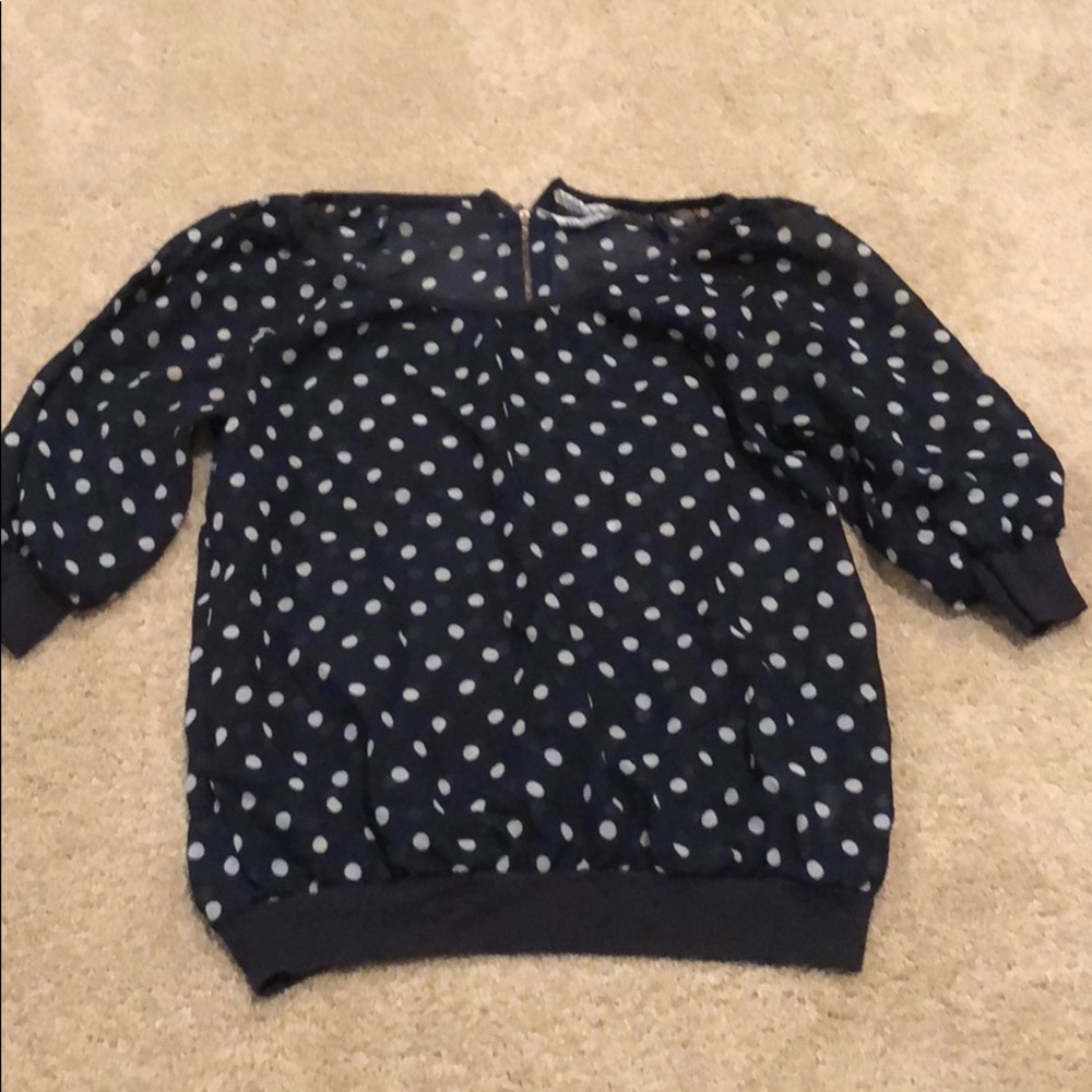 Polka dot top